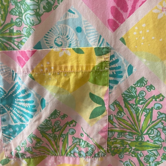 Vintage Lilly Pulitzer Dress Patchwork print size 8 - Picture 4 of 4
